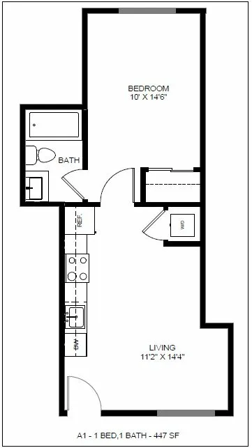 A1 floor plan