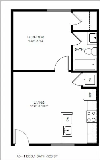 A3 floor plan