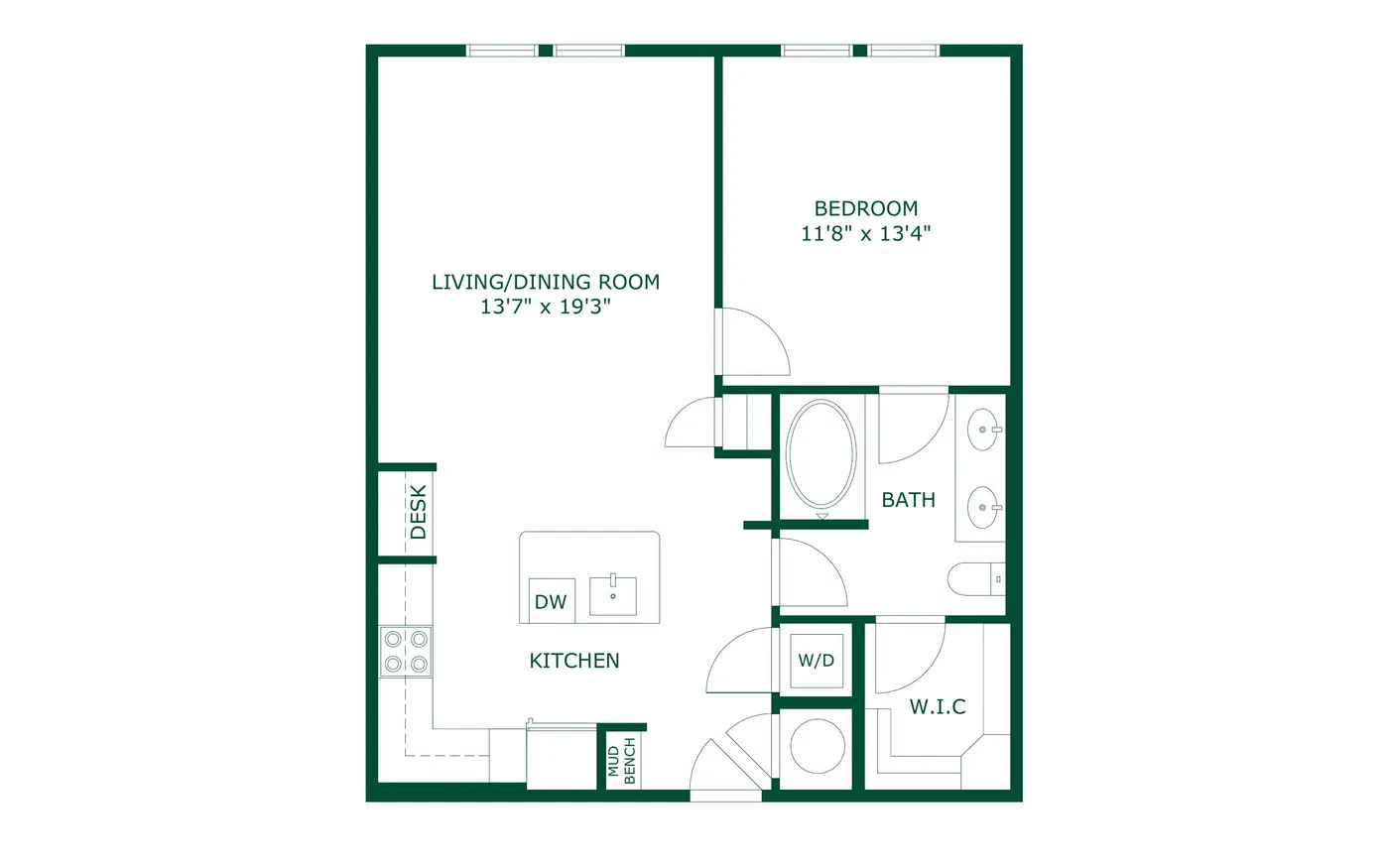 A2 floor plan