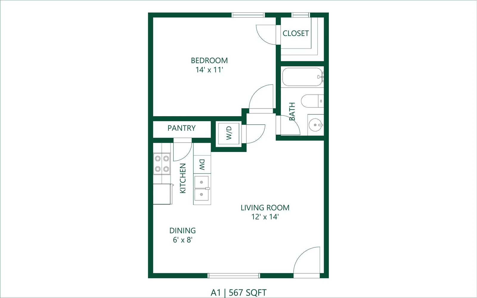 A1 floor plan