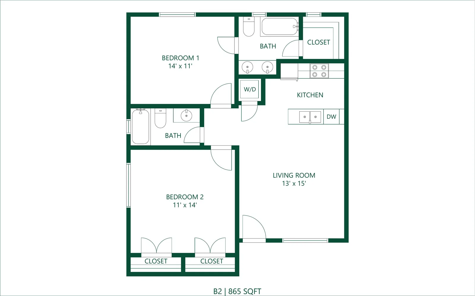 B2 floor plan