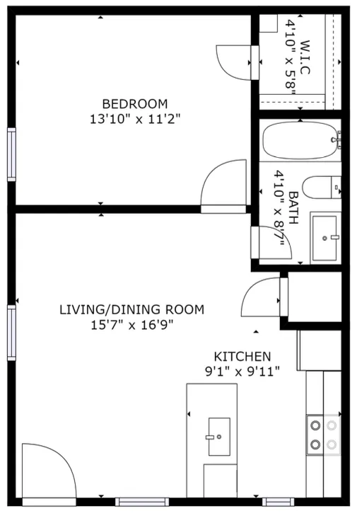 A1 floor plan