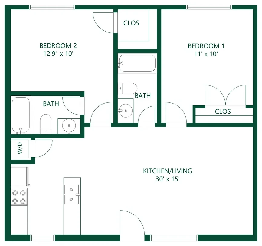 B2 floor plan