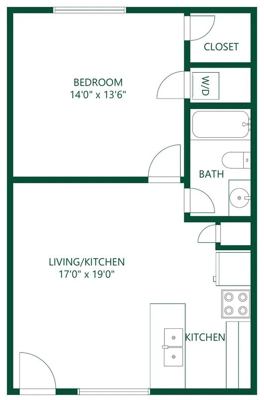 A2 floor plan