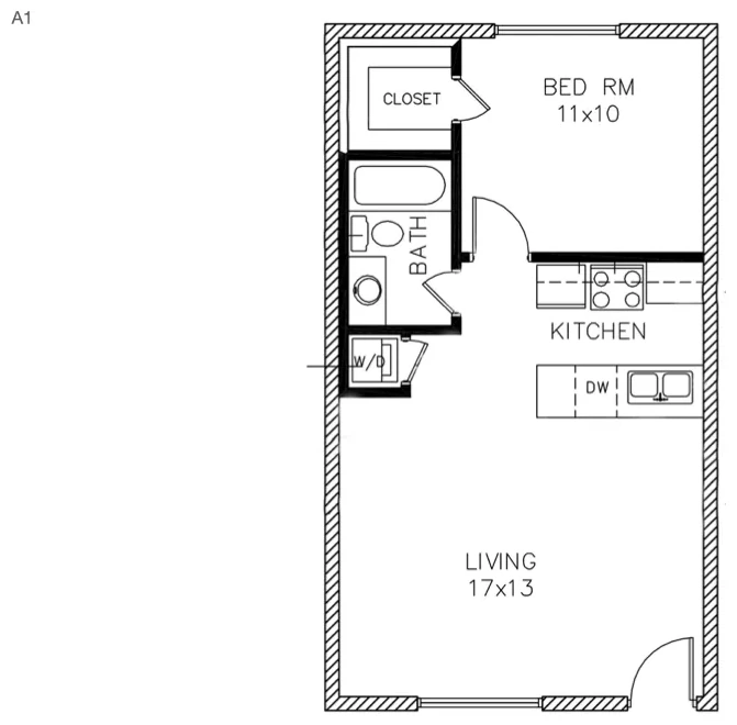 A1 floor plan