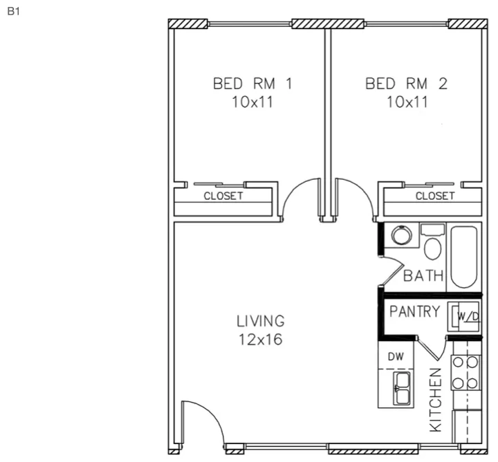 B1 floor plan