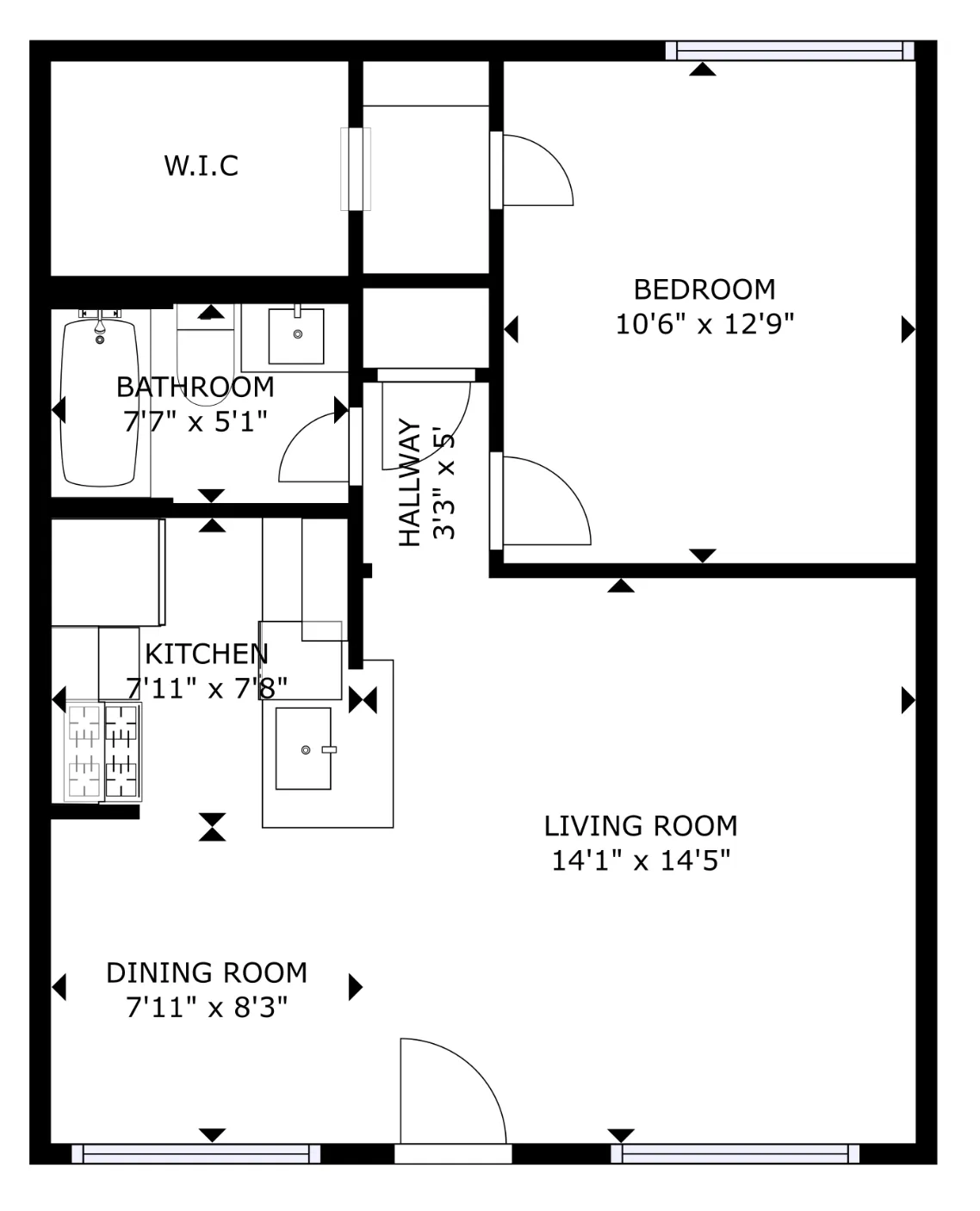 A2 floor plan