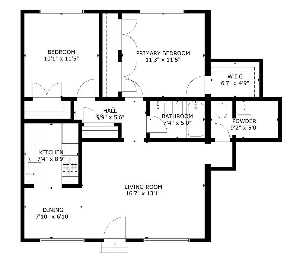 B2 floor plan