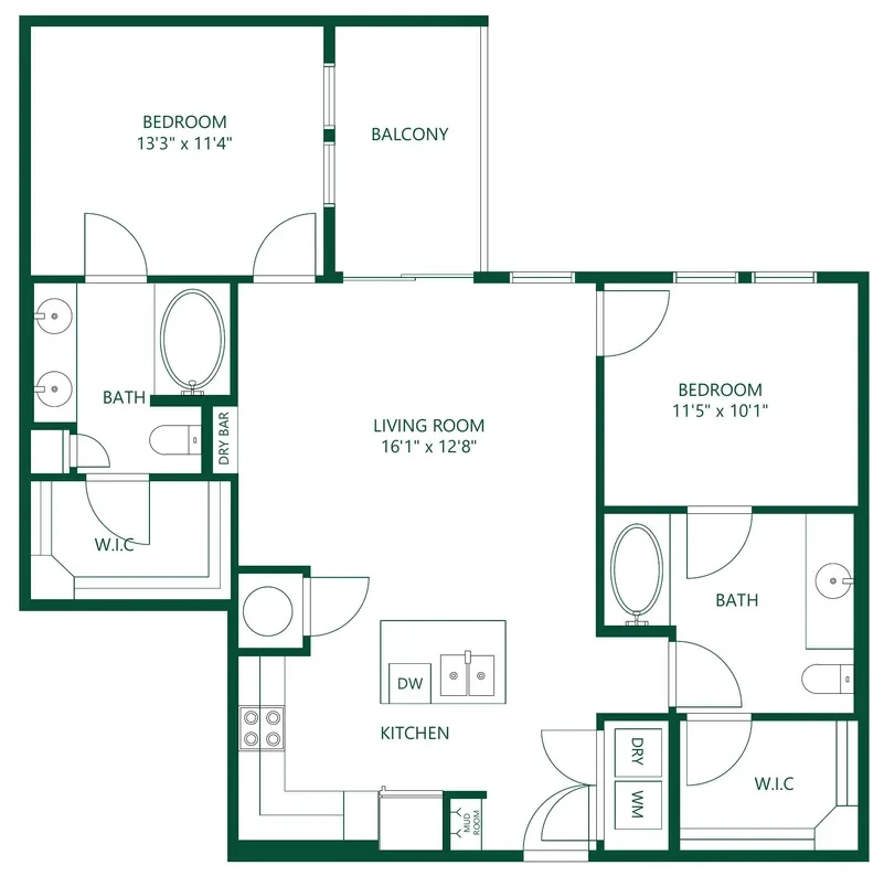 B2 floor plan