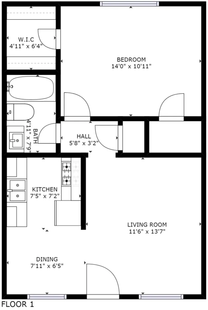 A1 floor plan