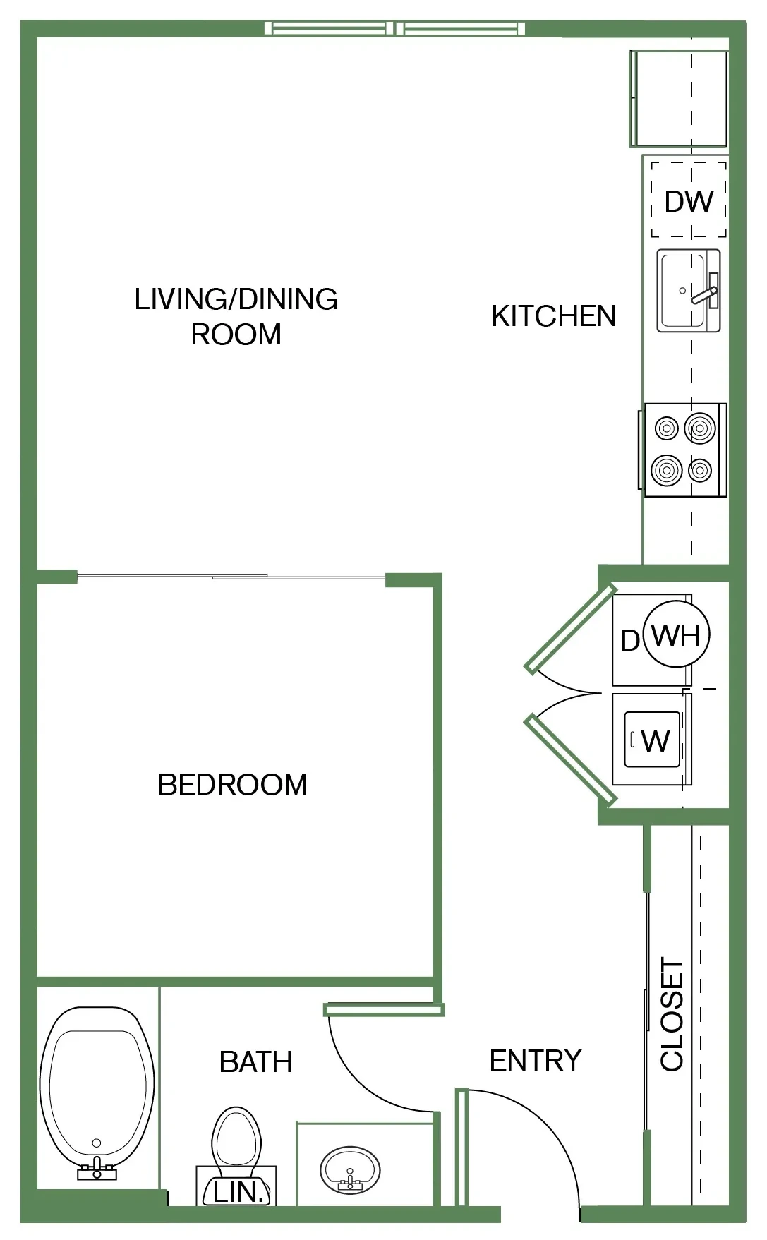 E1 floor plan