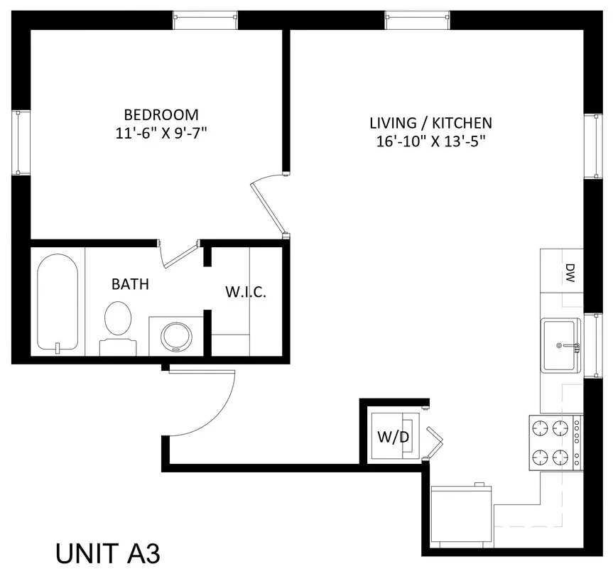 A3 floor plan