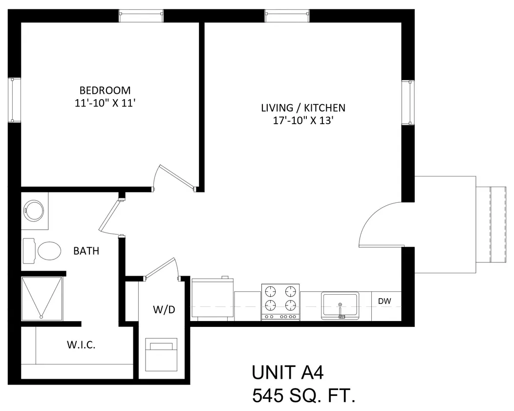 A4 floor plan