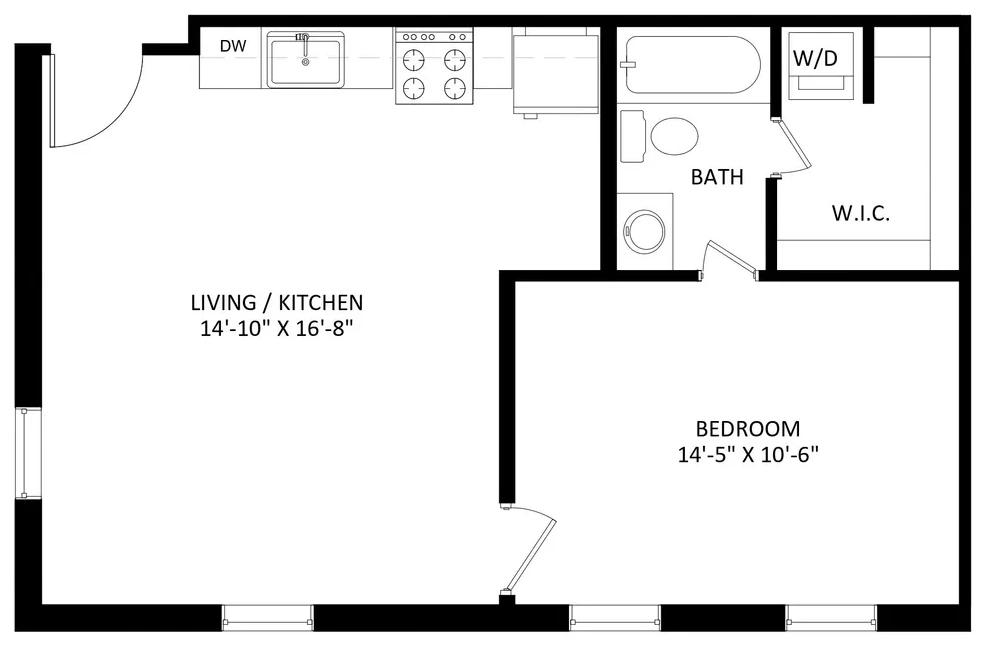 A6 floor plan