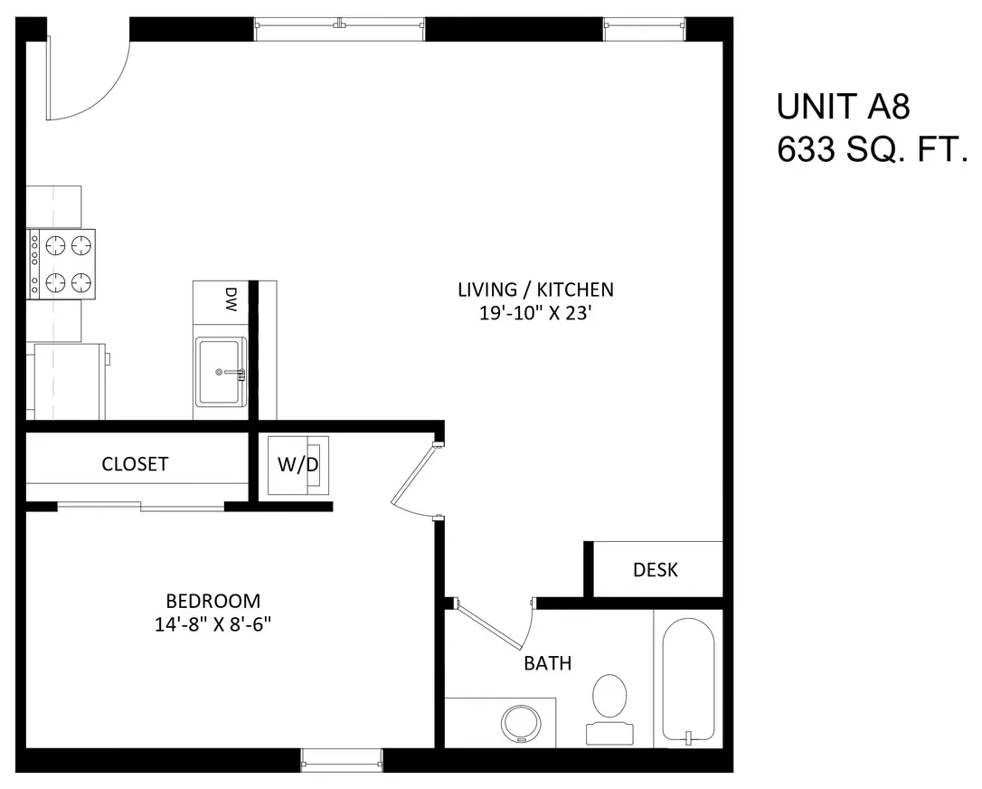 A8 floor plan