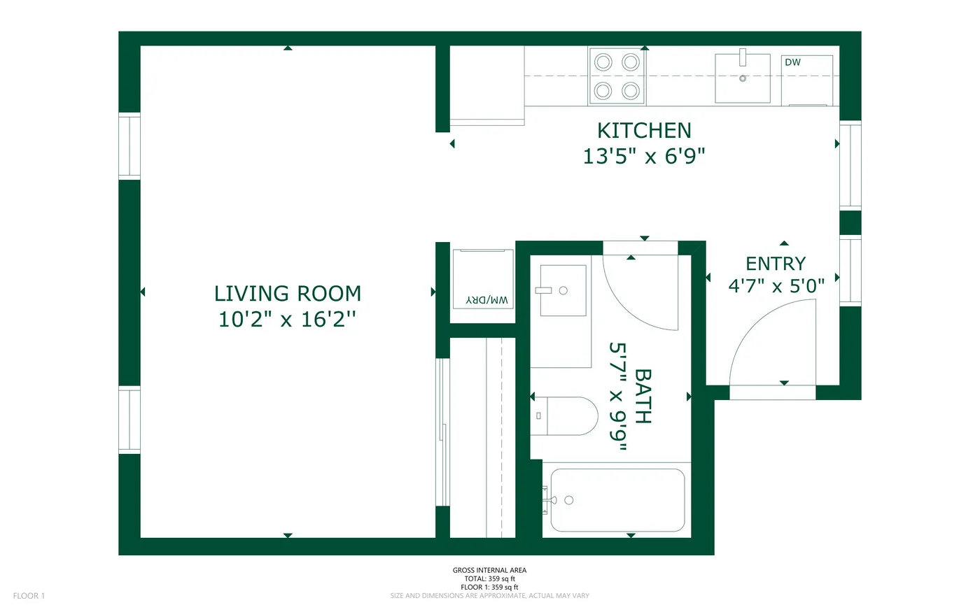 A1 floor plan