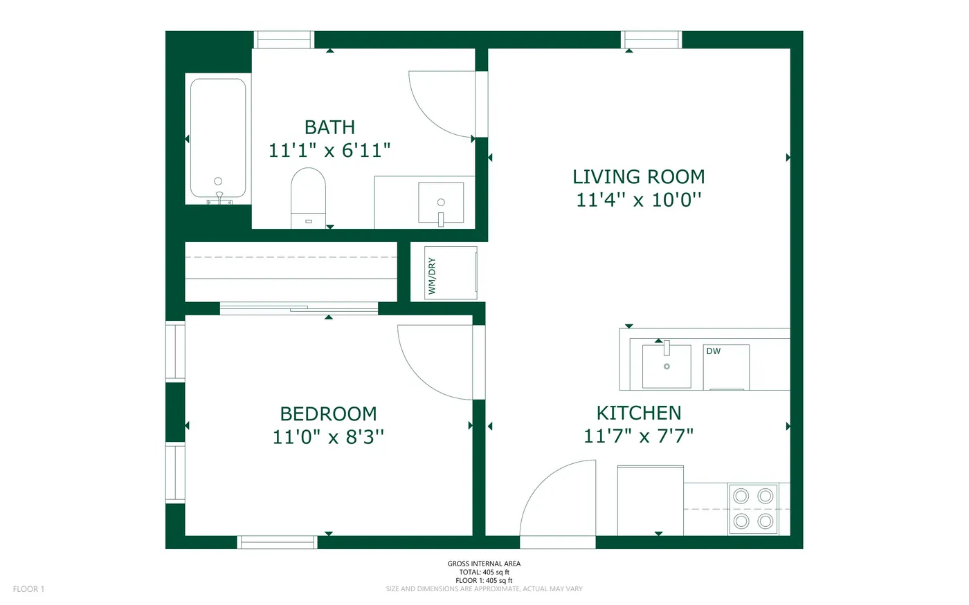 A2 floor plan